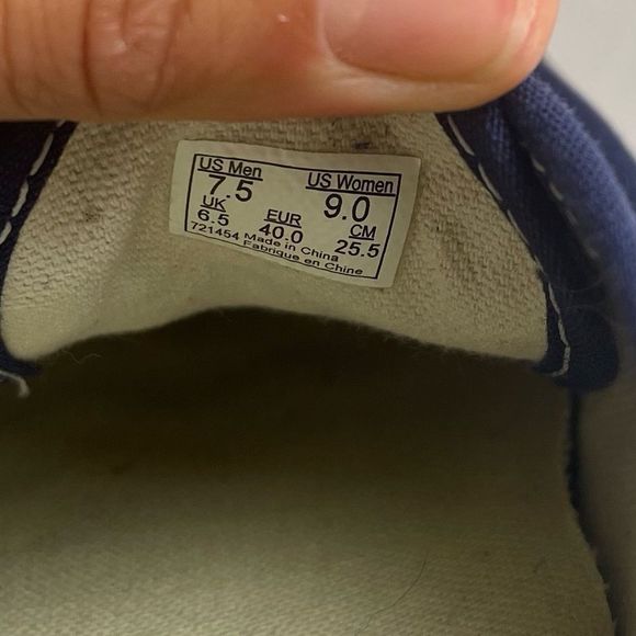 Vans Authentic Platform Low Top Canvas Sz 7.5 M/9 W - Picture 4 of 5